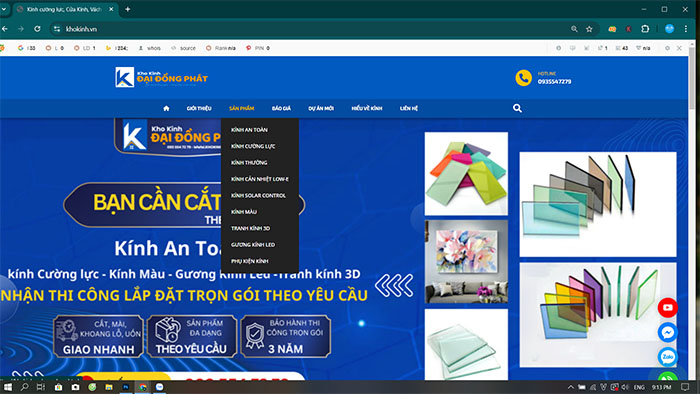 dat hang tai kho kinh